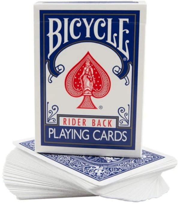 Stripper Deck von Bicycle in der Farbe blau mit Kartenschachtel